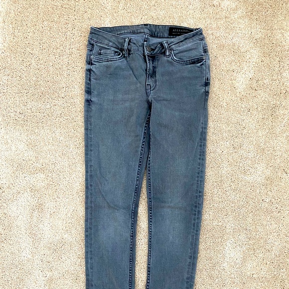 All Saints Mast Skinny Jeans (dark Grey) - Picture 2 of 4